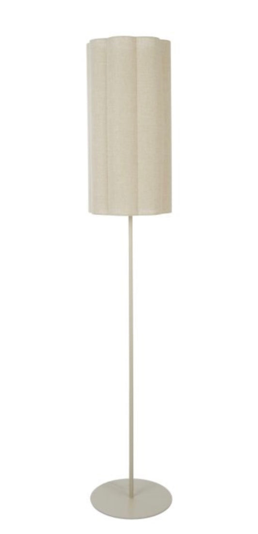 TALSTONE LINEN FLOOR LAMP BEIGE 30X30X165CM   image 0