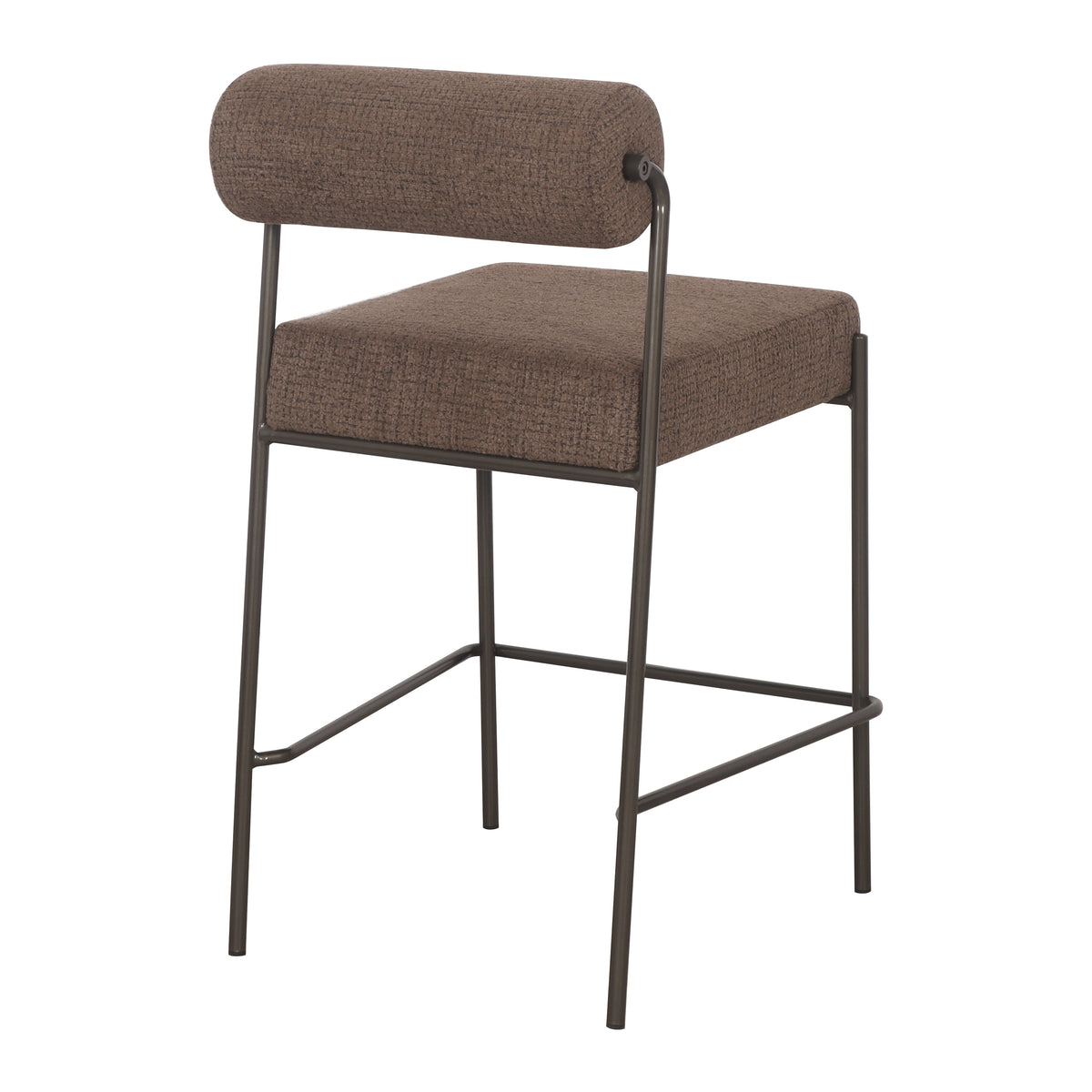 PRE ORDER - Rolo Kitchen Bar Chair - Chocolate on Chocolate