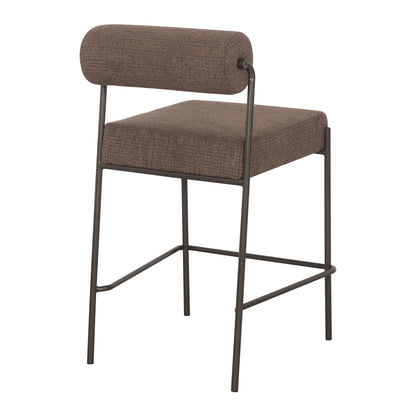 PRE ORDER - Rolo Kitchen Bar Chair - Chocolate on Chocolate