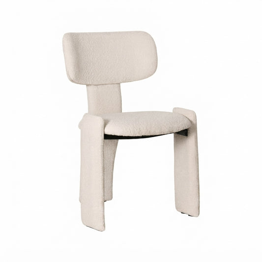 Mila Fabric Dining Chair - Off White - PRE ORDER - Ready 20th Sept.
