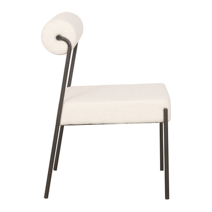 PRE ORDER - Rolo Dining Chair - Vanilla on Chocolate