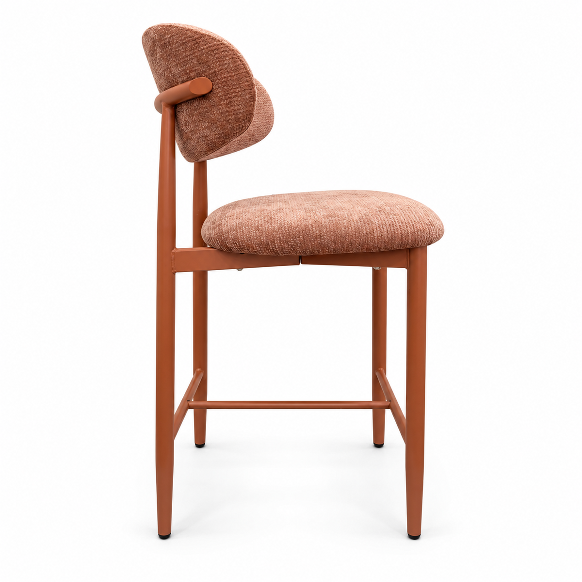 Sienna Terracotta Rust Kitchen Bar Stool - Rust