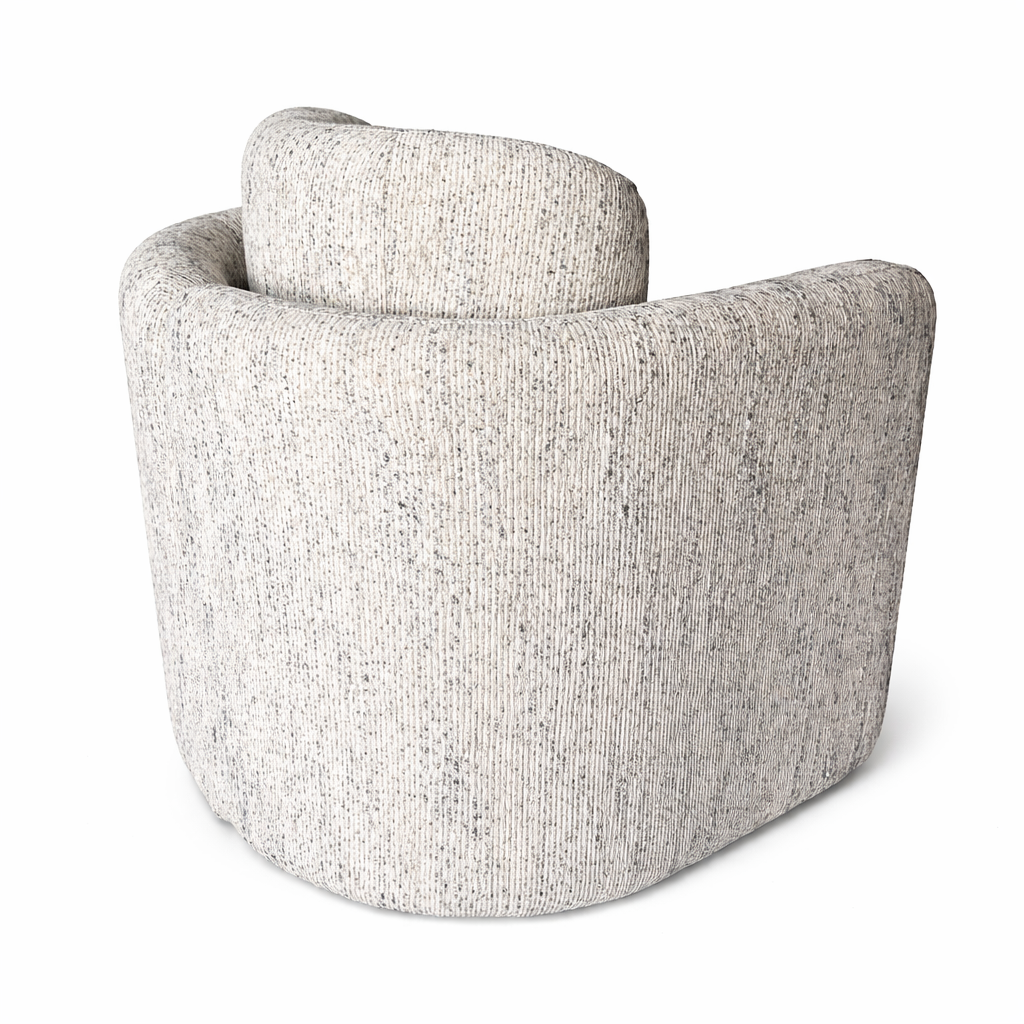 Loom & Living - Munson Textured Fabric Accent Chair - LIGHT GREY image 2