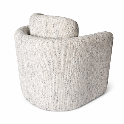 Loom & Living - Munson Textured Fabric Accent Chair - LIGHT GREY image 2