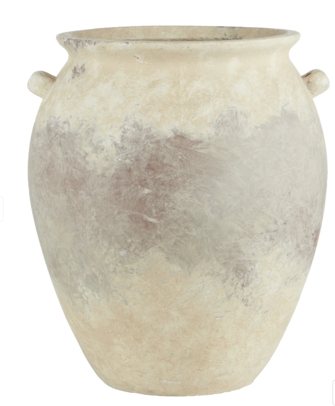Inga Ceramic Vase Aged White image 0