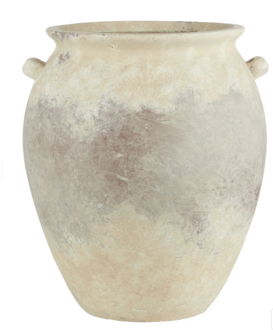 Inga Ceramic Vase Aged White image 0
