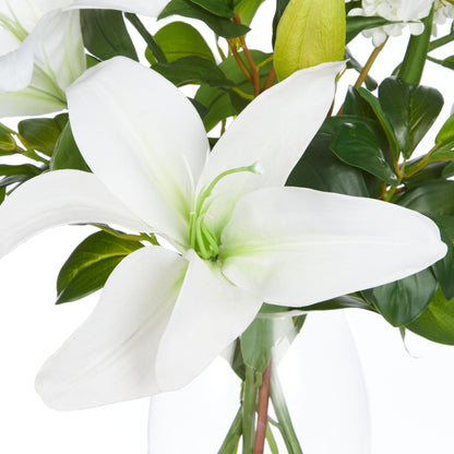 ROGUE CASABLANCA LILY GARDEN MIX-NARA VASE WHITE image 1