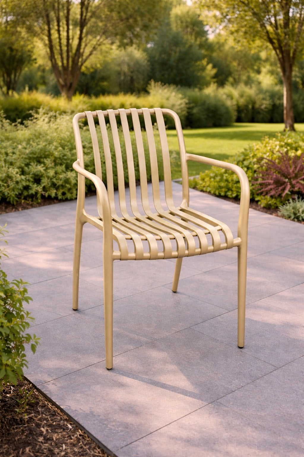Loom & Living Beige UV rated Outdoor Dining Chair  image 1