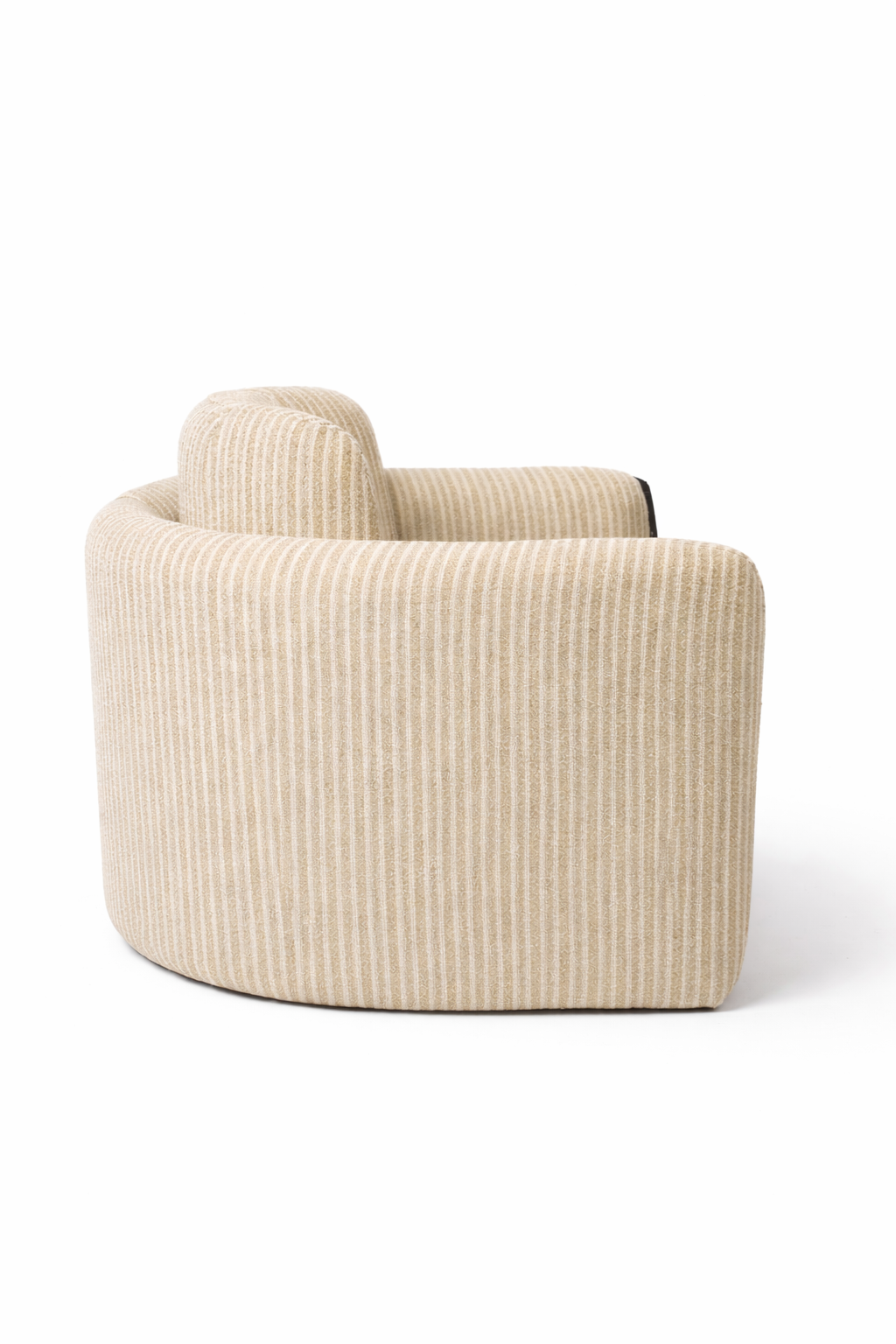 Loom & Living - Munson Textured Fabric Accent Chair - STRIPE image 2