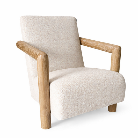 Loom & Living Morgan Coastal Timber Accent Chair  image 0