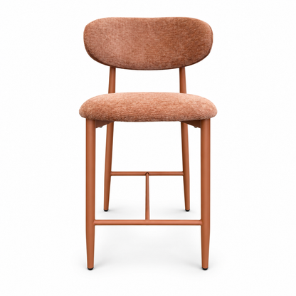 Sienna Terracotta Rust Kitchen Bar Stool - Rust