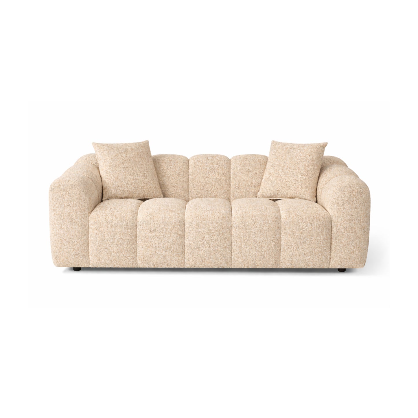 Loom & Living - Annabelle 3 seat Sofa Lounge - Beige Dust 130 image 0