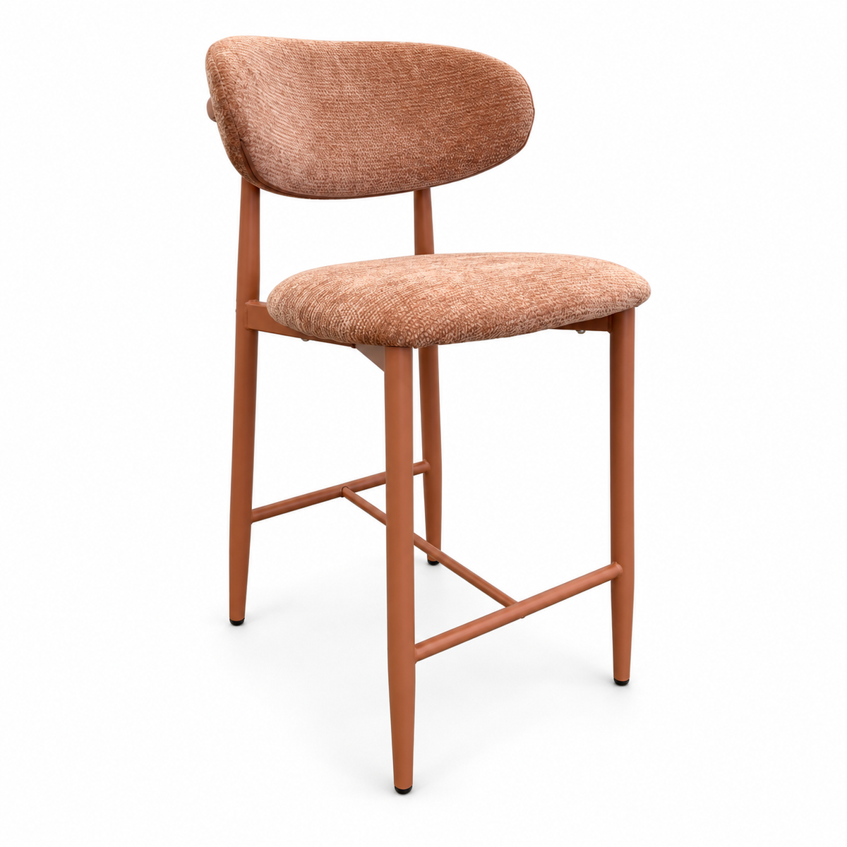 Sienna Terracotta Rust Kitchen Bar Stool - Rust