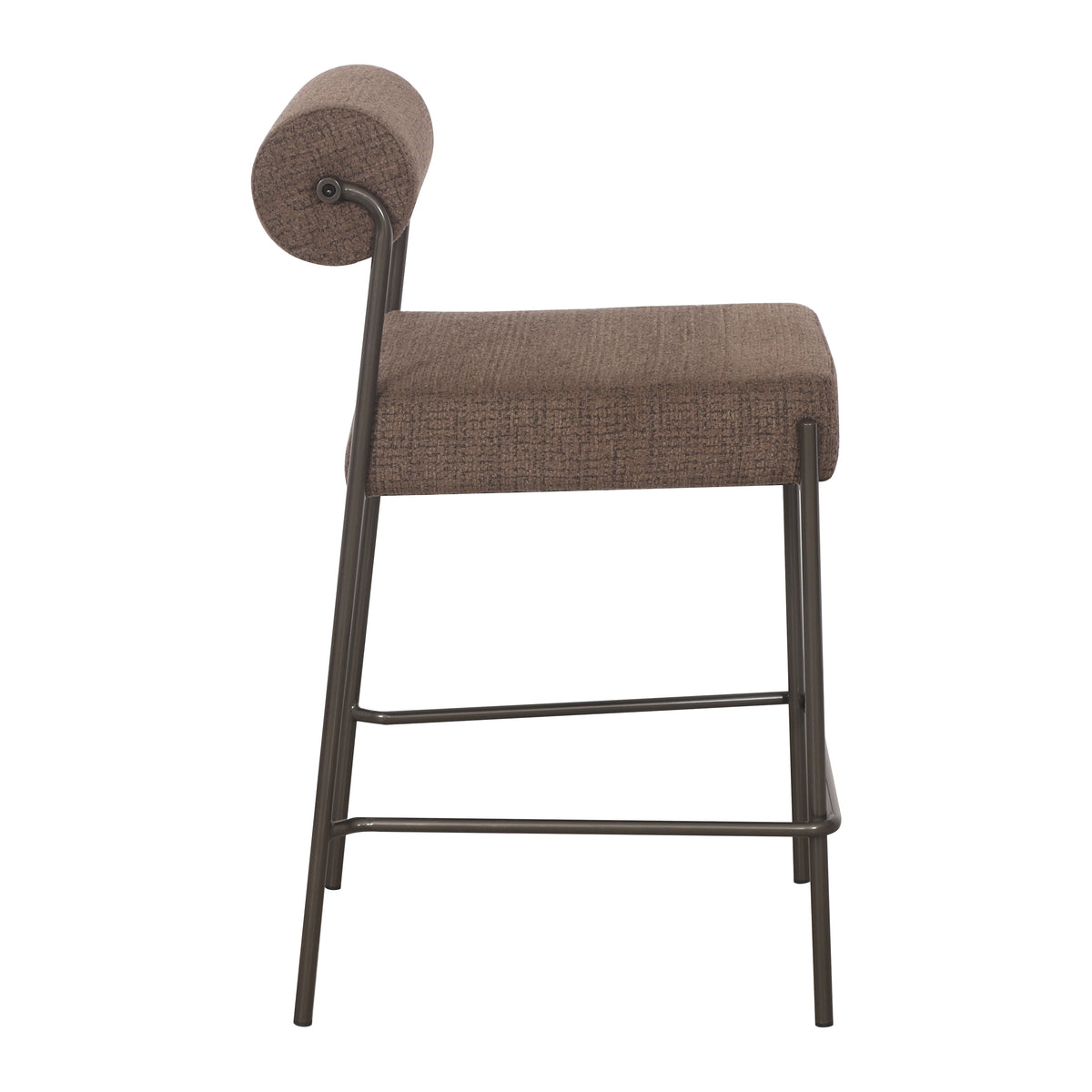 PRE ORDER - Rolo Kitchen Bar Chair - Chocolate on Chocolate