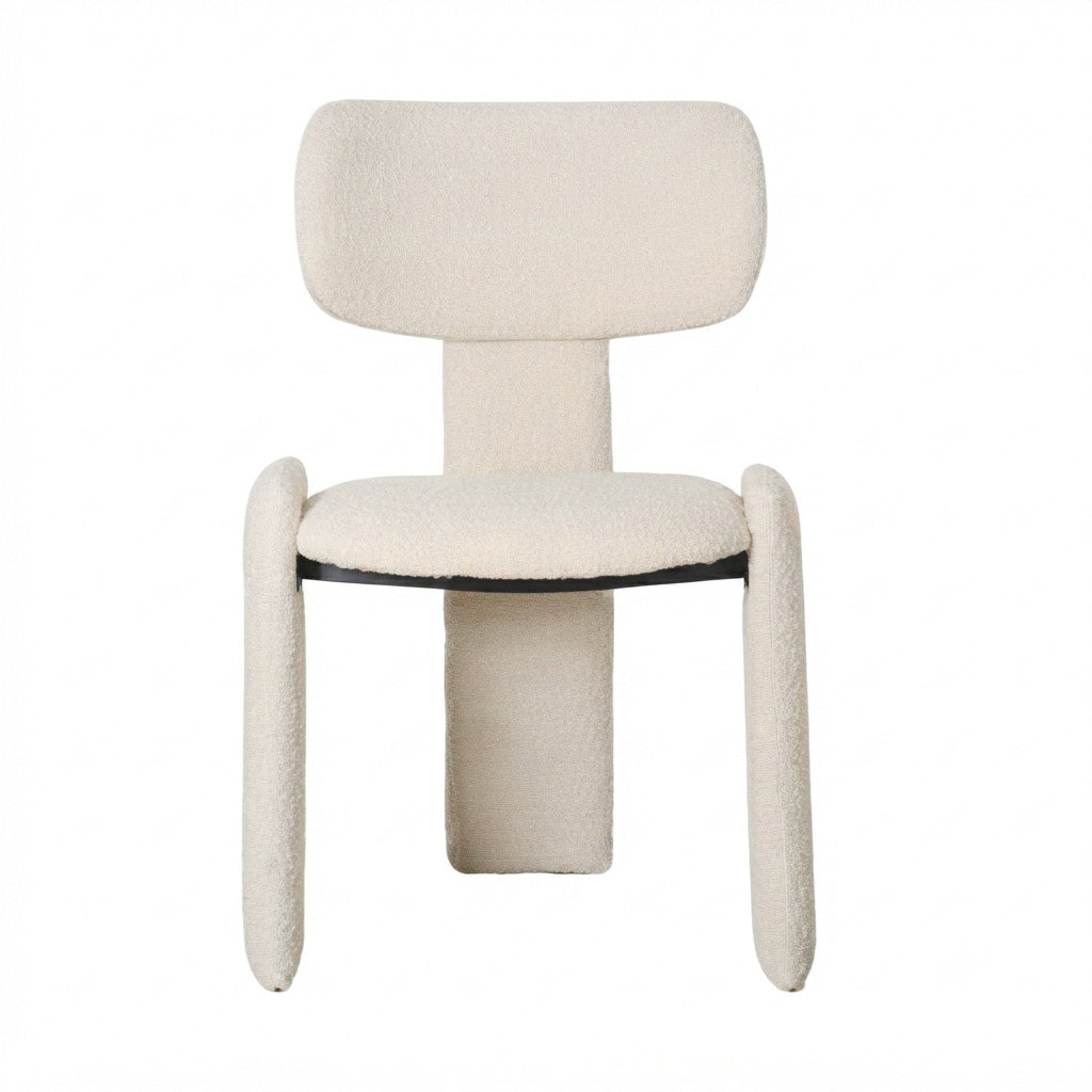Mila Fabric Dining Chair - Off White - PRE ORDER - Ready 20th Sept.