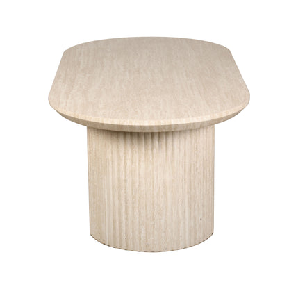 Essentials Collection - Travertine Timber Coffee Table
