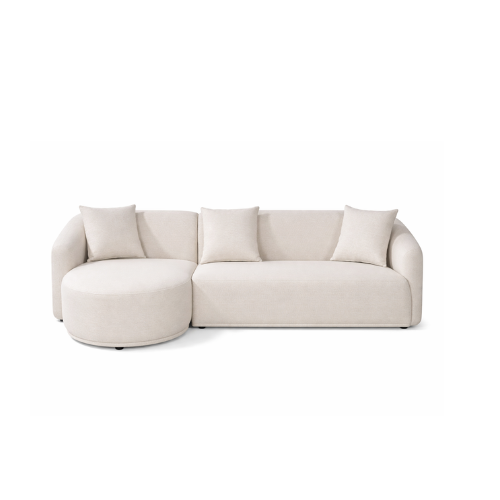 Janson Sofa Lounge with Curved Chase - Left Side
