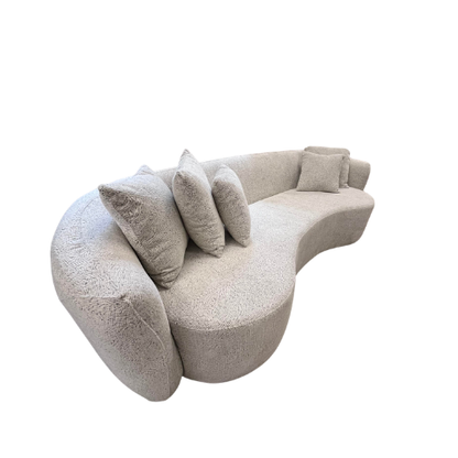 Curved Sofa in a Box - Compressed Sofa