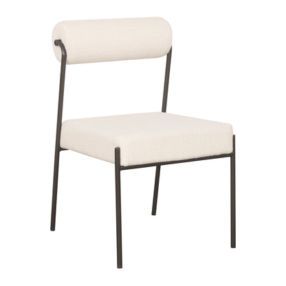 PRE ORDER - Rolo Dining Chair - Vanilla on Chocolate