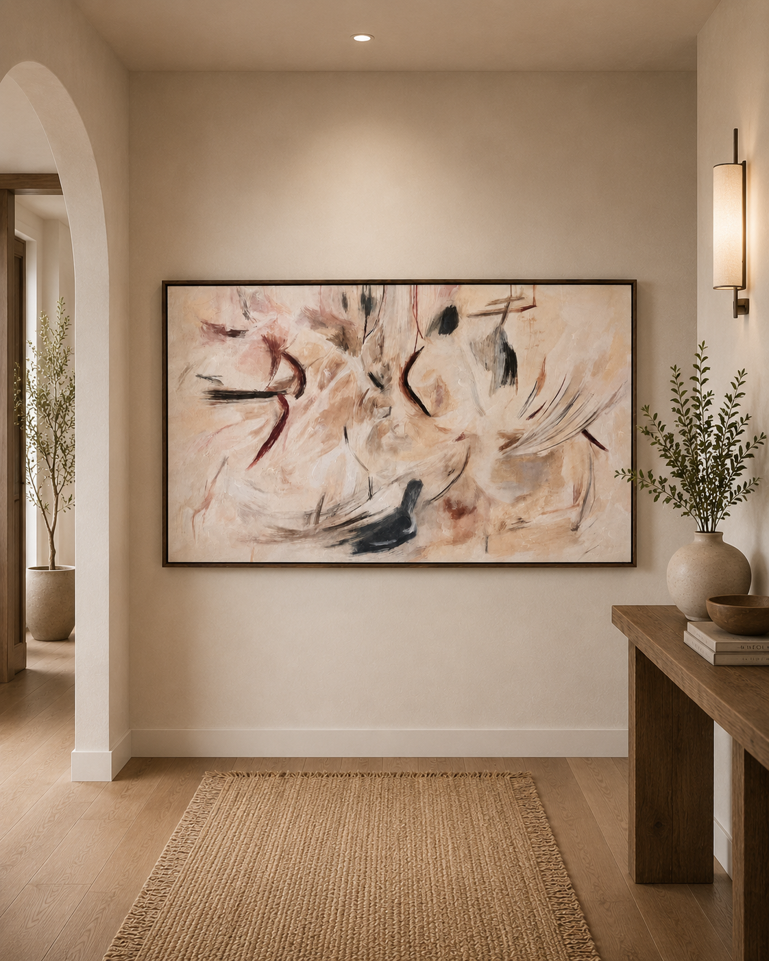 Muse - Textured Framed Canvas Wall Art - 120x 80cm