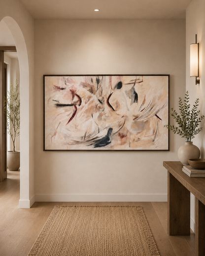 Muse - Textured Framed Canvas Wall Art - 120x 80cm
