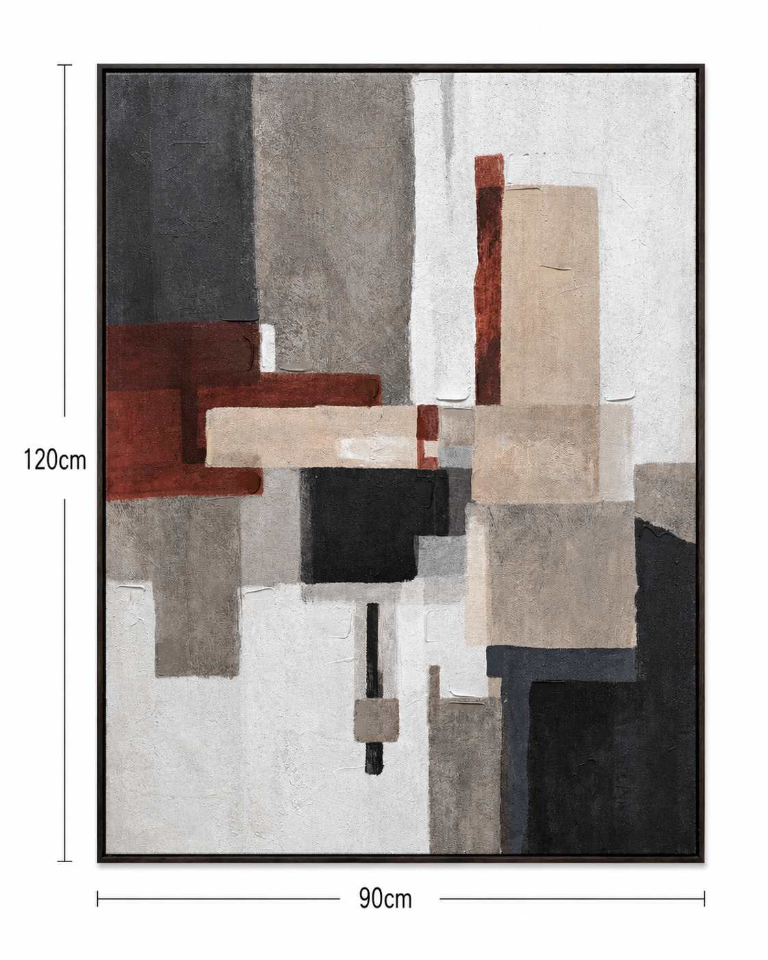 Muse Textured Canvas - Impression Textured Painting on Linen