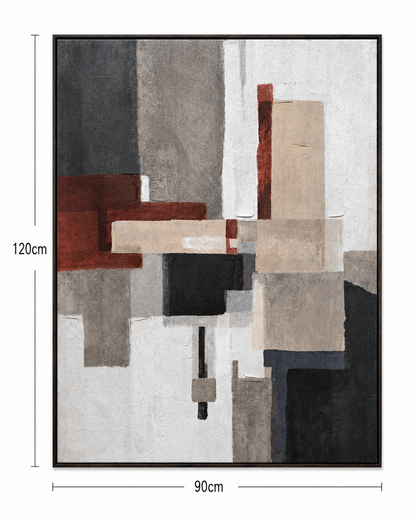 Muse Textured Canvas - Impression Textured Painting on Linen