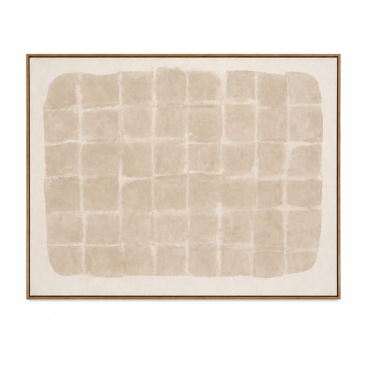 Woven light - Framed Canvas 100x140cm