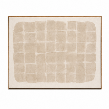 Woven light - Framed Canvas 100x140cm