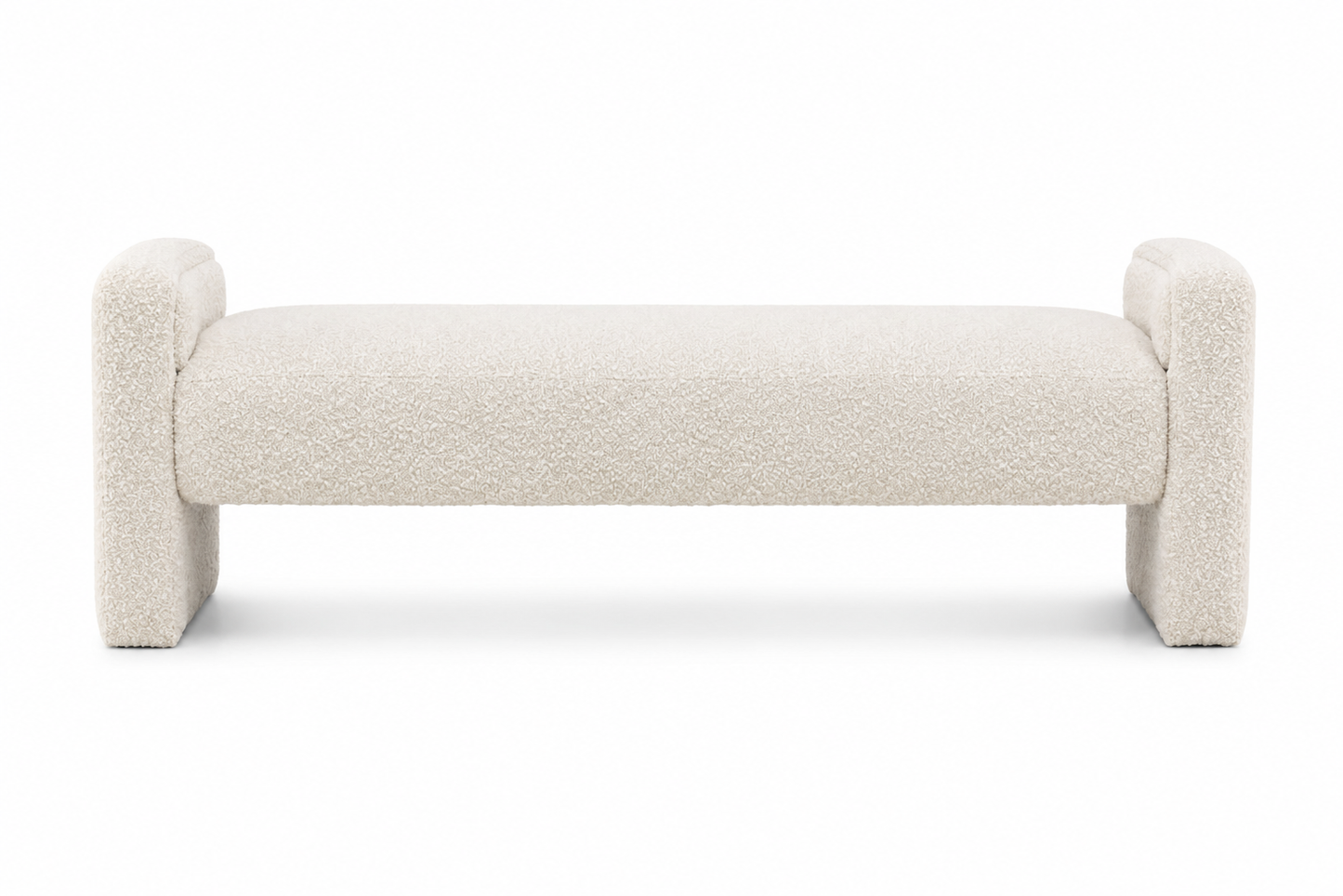 ** PRE ORDER ** Ivy Boucle Bench Seat - Ottoman - Bed End