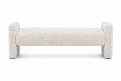 ** PRE ORDER ** Ivy Boucle Bench Seat - Ottoman - Bed End