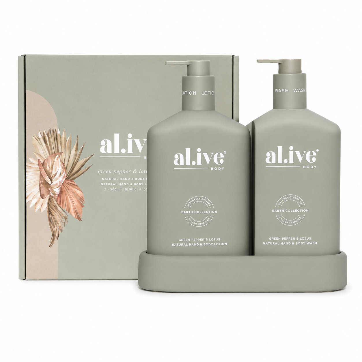 Al.ive Wash & Lotion Duo - Green Pepper & Lotus - Tester