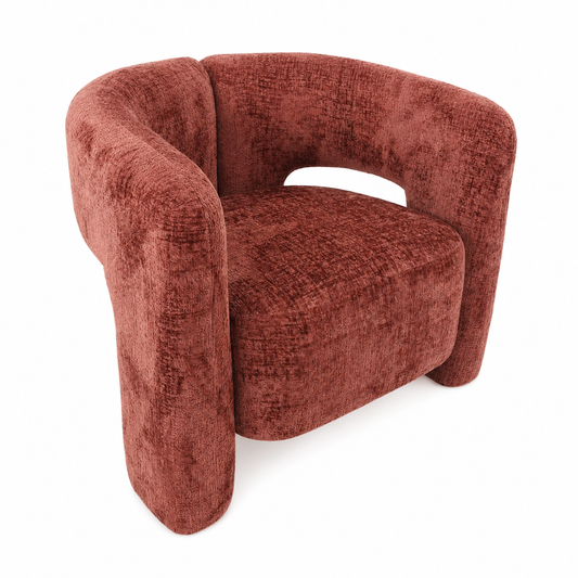 Bella Single Seat Sofa Lounge Accent Chair - Ember