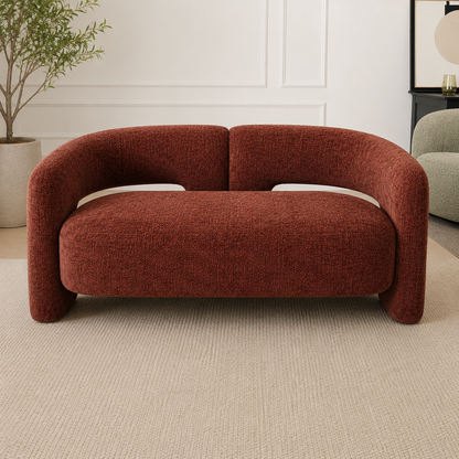 Bella 2 Seat Sofa Lounge - Ember