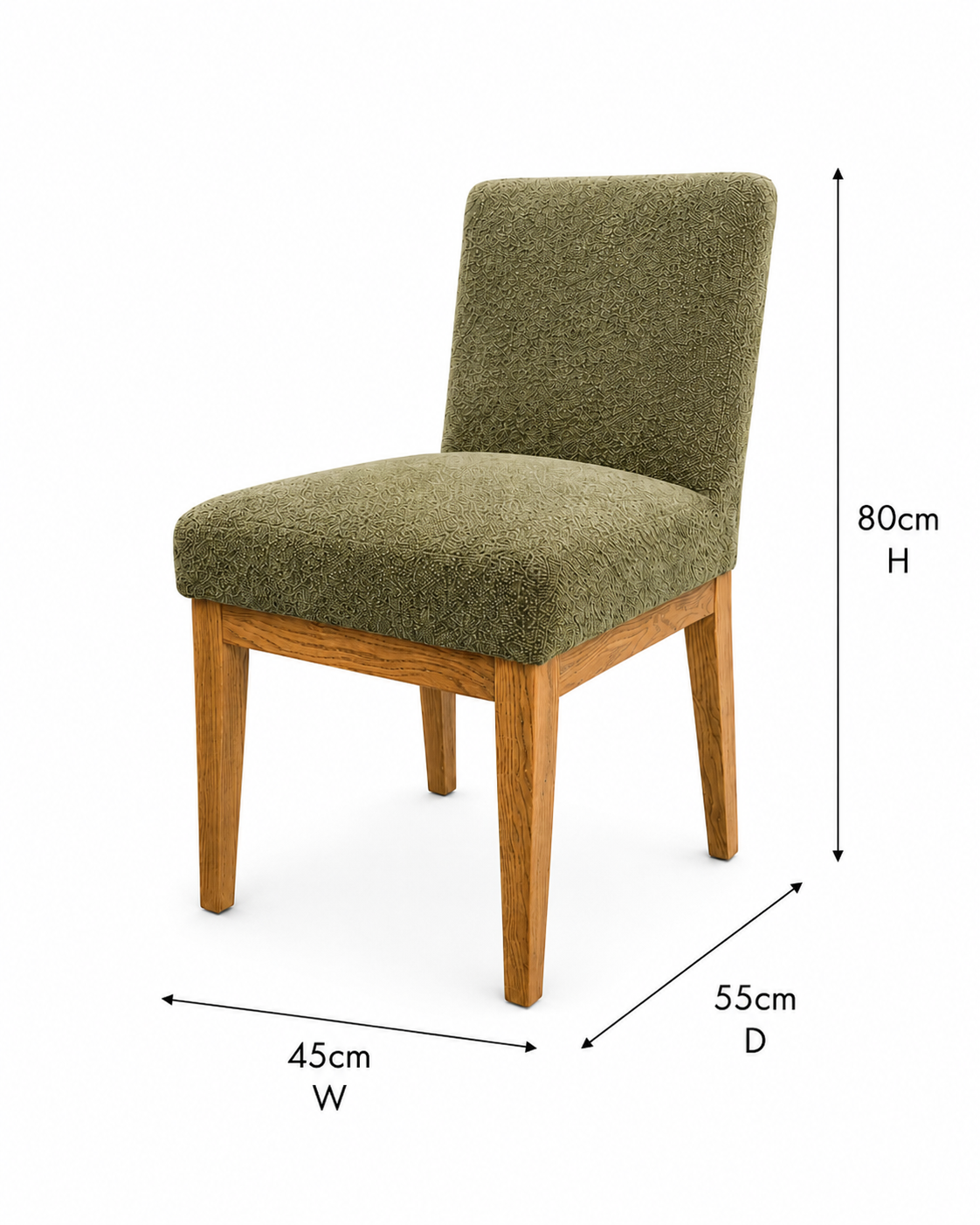 Wellan Olive Dining Chair - SolidTimber