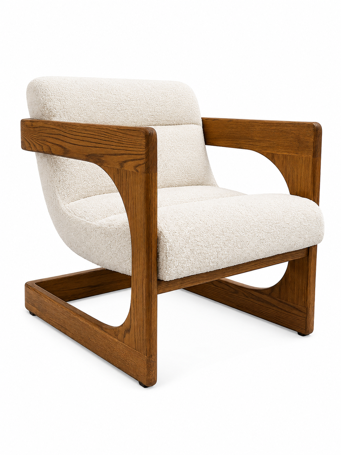 Coastal Bridges Solid Timber Accent Chair - Natural