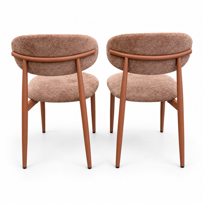 Sienna Terracotta Rust Kitchen Dining Chair -Rust
