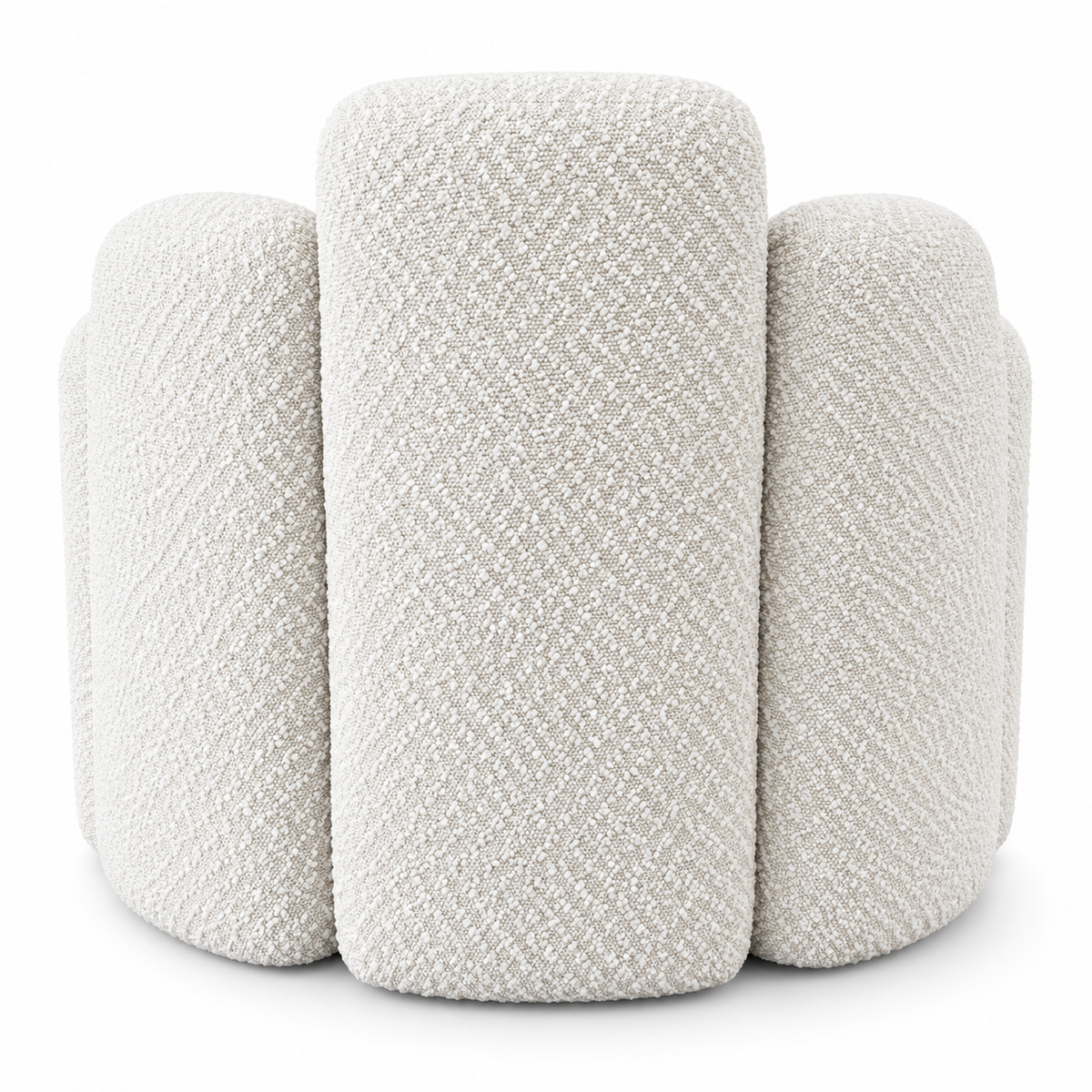 PRE ORDER - Marlow Boucle Designer Accent Chair - Ivory