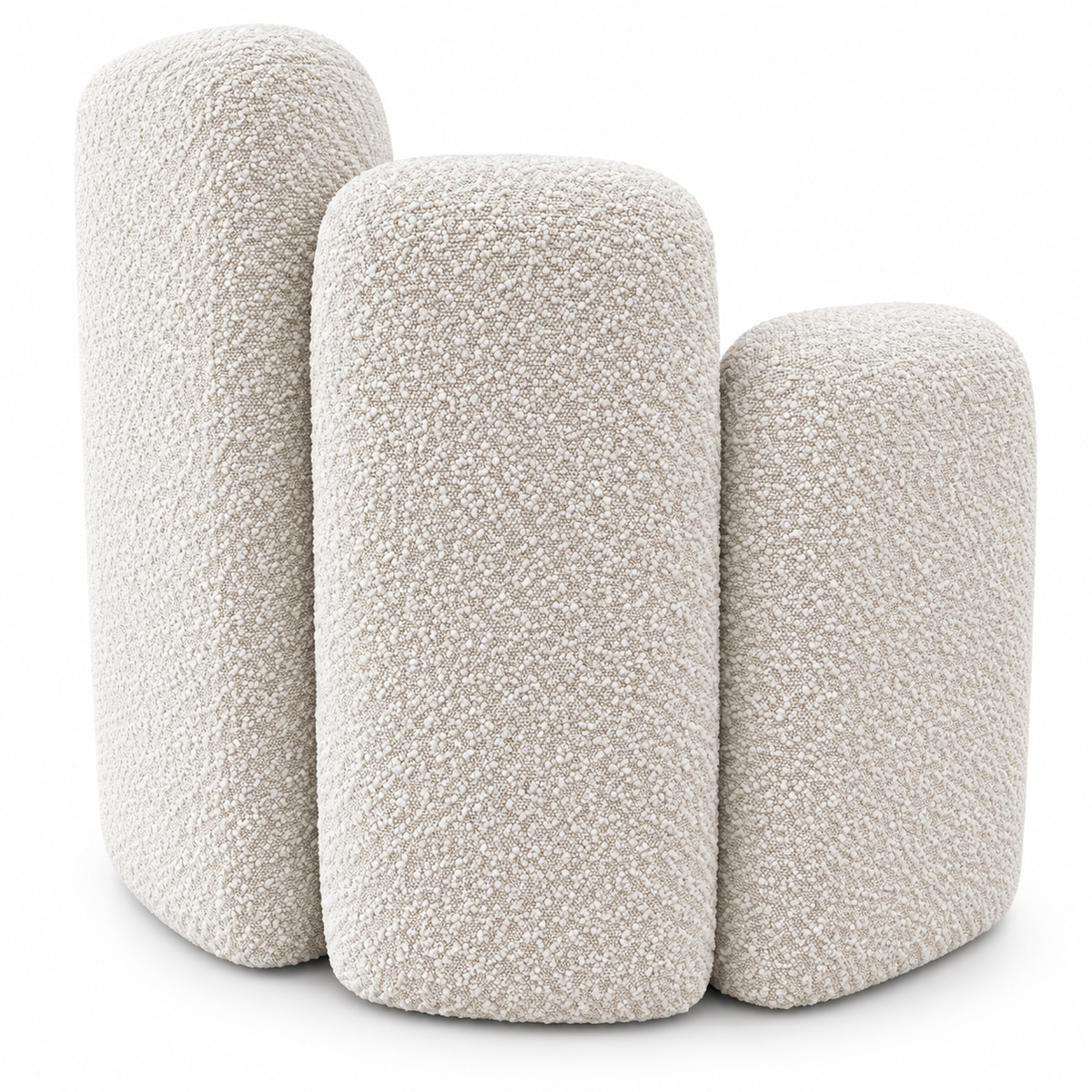 PRE ORDER - Marlow Boucle Designer Accent Chair - Ivory