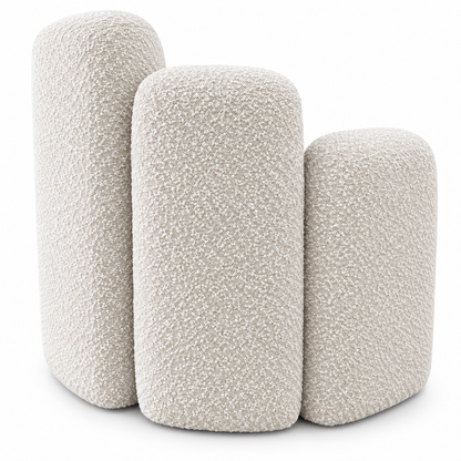 PRE ORDER - Marlow Boucle Designer Accent Chair - Ivory