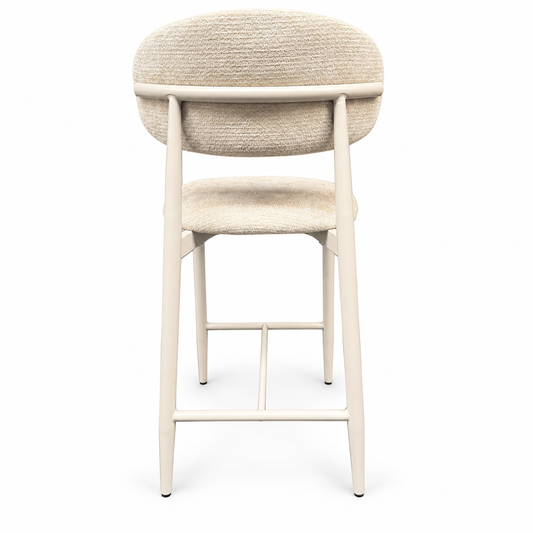 Sienna Ivory Kitchen Bar Stool - Ivory