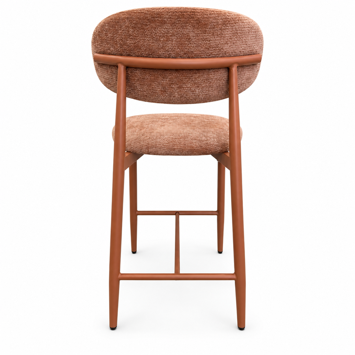 Sienna Terracotta Rust Kitchen Bar Stool - Rust