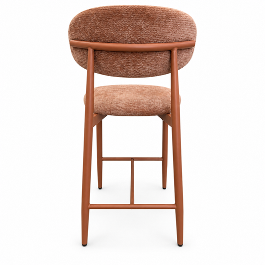 Sienna Terracotta Rust Kitchen Bar Stool - Rust