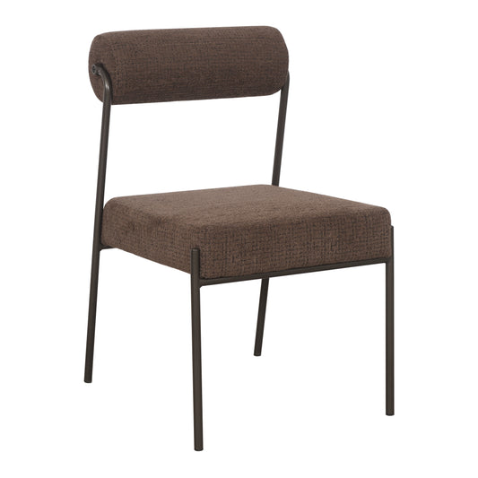 PRE ORDER - Rolo Dining Chair - Chocolate on Chocolate