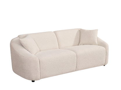 PACKAGE DEAL - Mandy Boucle - 3 Seat Sofa Lounge - Ivory