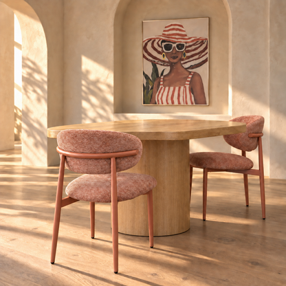 Sienna Terracotta Rust Kitchen Dining Chair -Rust