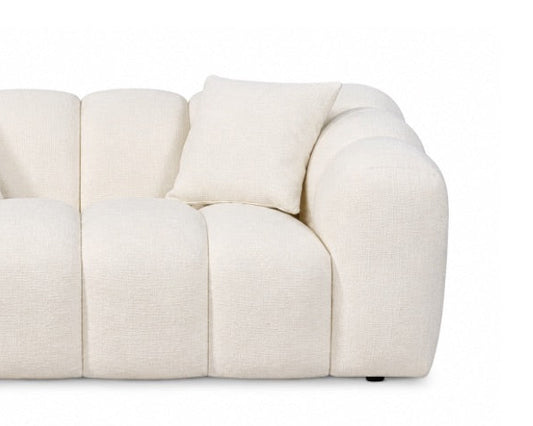 Annabelle 2 Seat Sofa Lounge - White Cloud