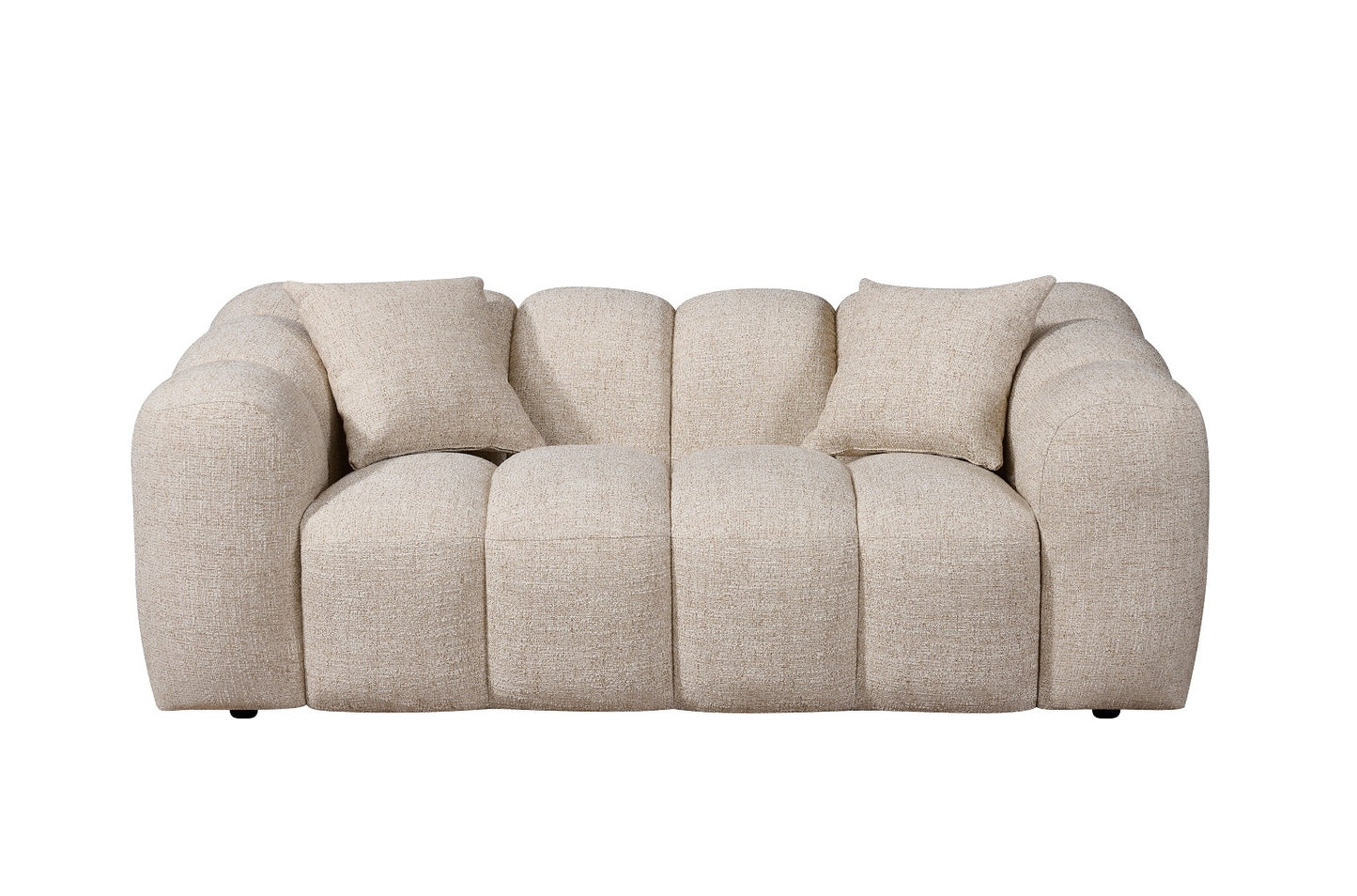 Annabelle 2 Seat Sofa Lounge - Oatmeal Dust