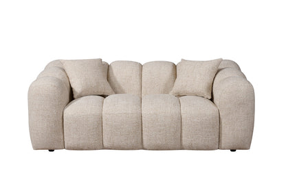 Annabelle 2 Seat Sofa Lounge - Oatmeal Dust