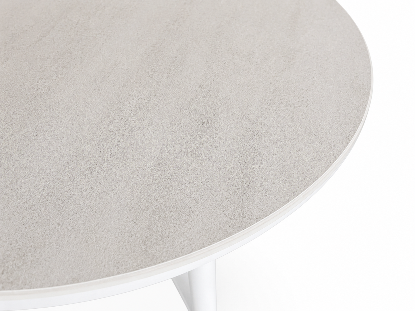 ** Coming Soon ** White Aluminum & Glass Outdoor Table